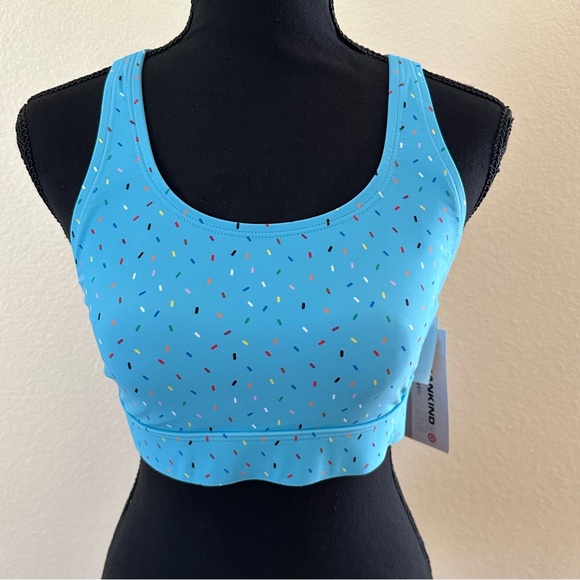 Humankind Pride Women’s Swim Top Multicolor Blue Size S NWT - Picture 8 of 9